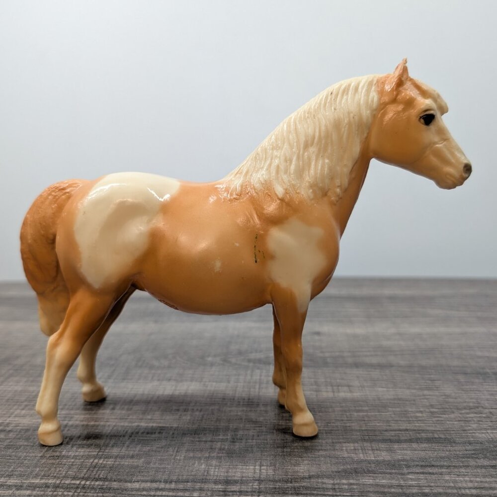 Vintage 1960's Breyer Shetland Pony Pinto Model Collectible Rare Deadstock‎